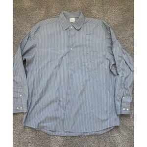 lacoste men's button front shirt size 45 NWT